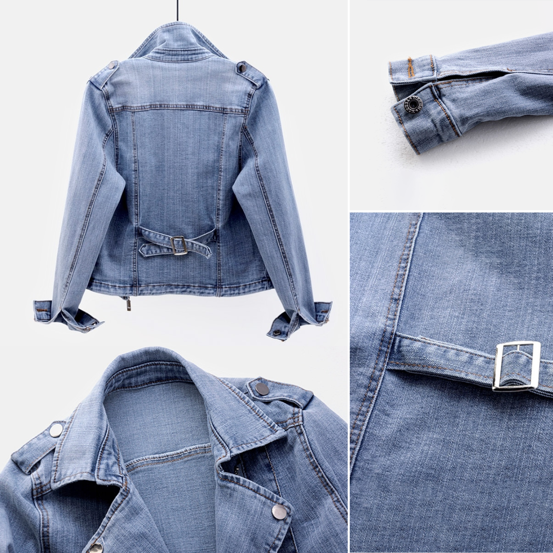 Marielle Cropped Denim Jacket