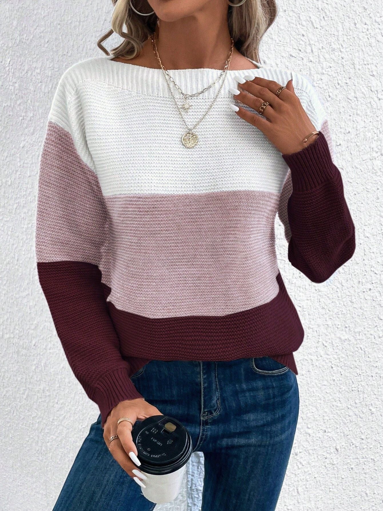 Liana Colorblock Pullover