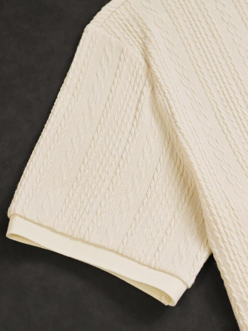 Valentino Cream Shirt And Shorts Set