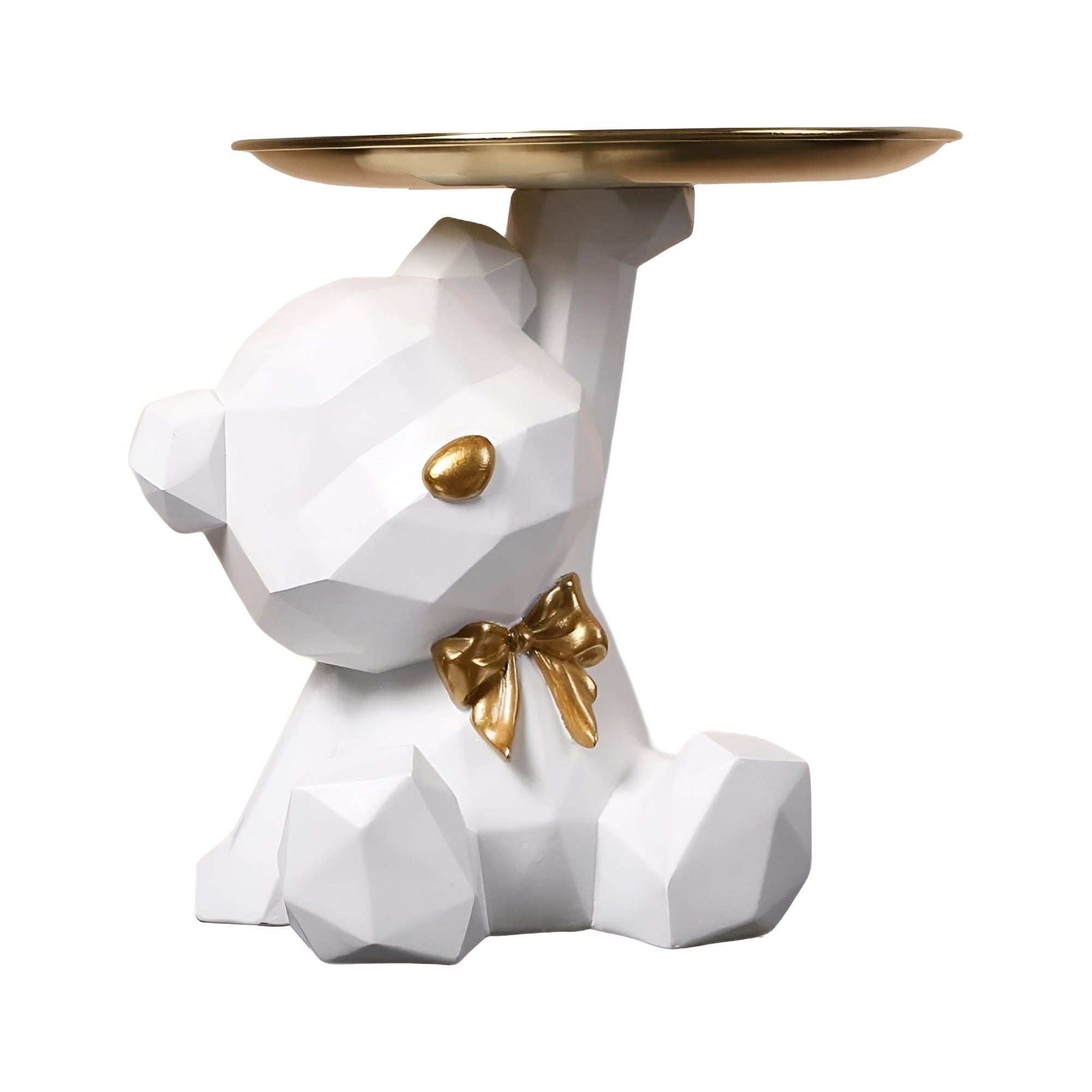 Geometric Bear Key Holder and Desk Organizer