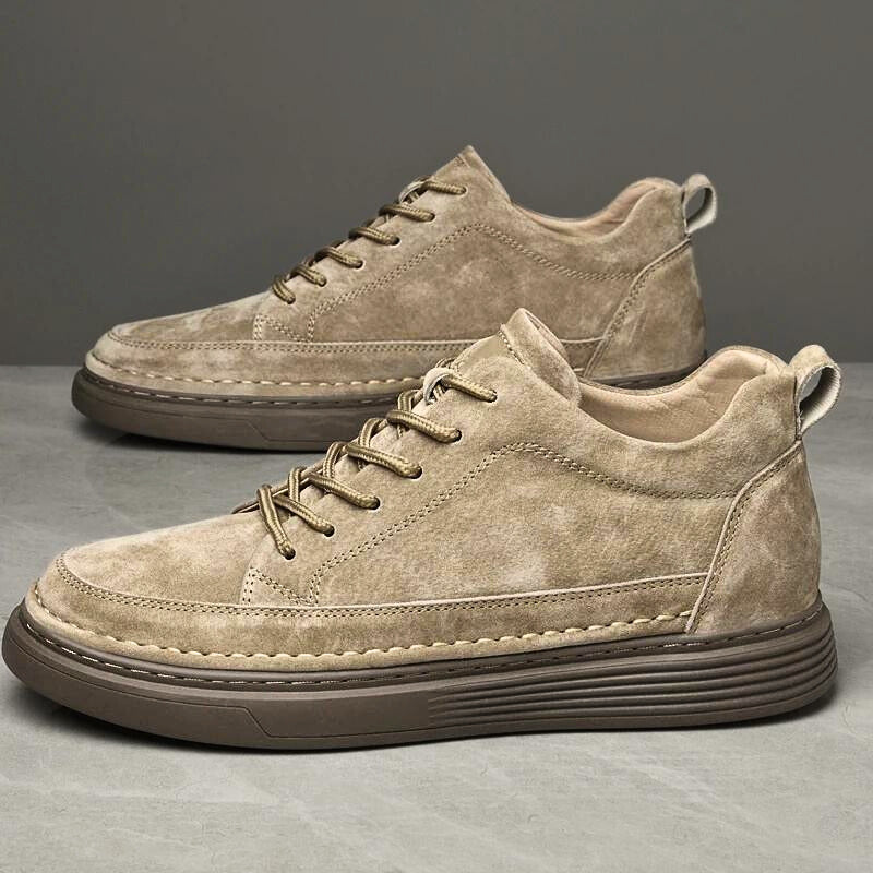 Romano™ - Italian Leather Sneakers - Edward Fraiser