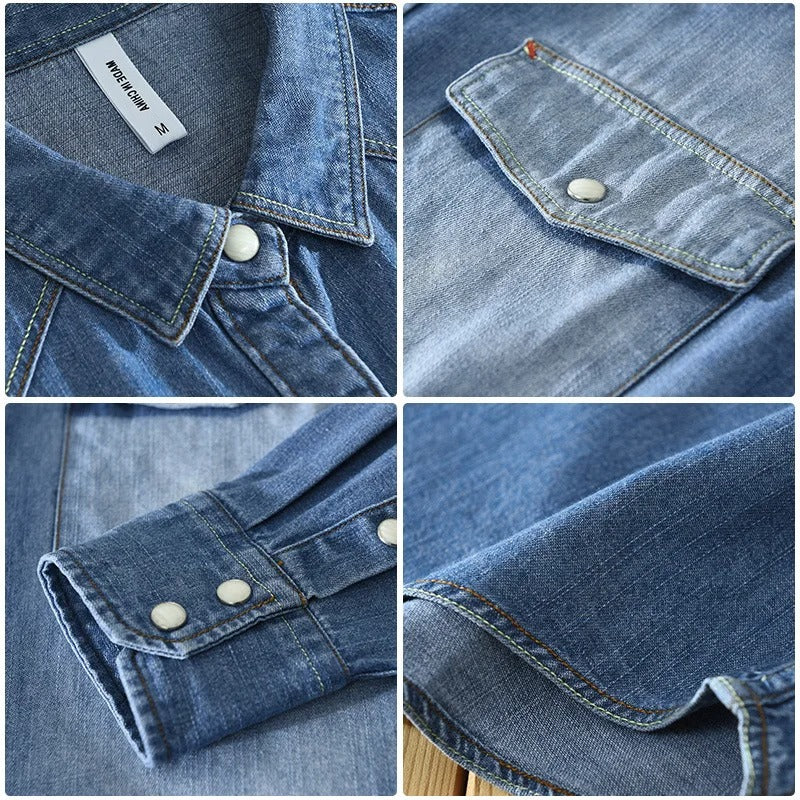 Alessio Cotton Denim Shirt