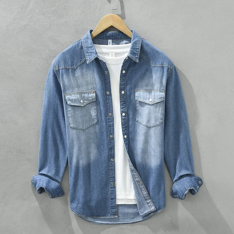 Alessio Cotton Denim Shirt