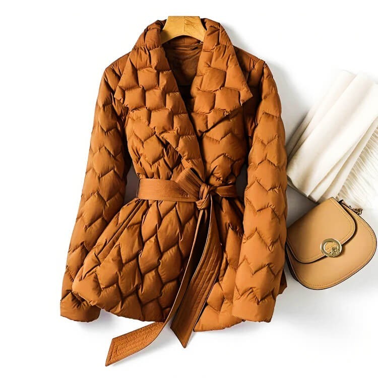 Verona Quilted Down Coat
