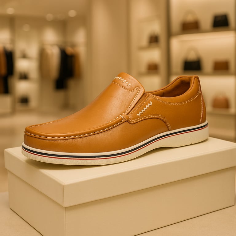 Men’s Saville Leather Moccasin Loafers