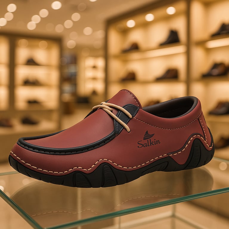 Malta Leather Loafers – Handmade Casual Slip-On Shoes for Men