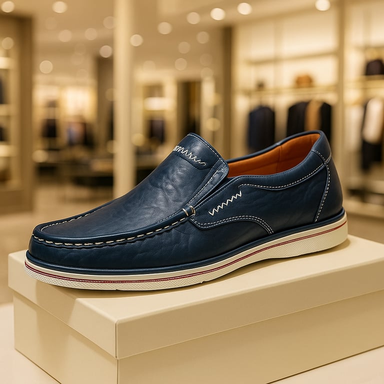 Men’s Saville Leather Moccasin Loafers