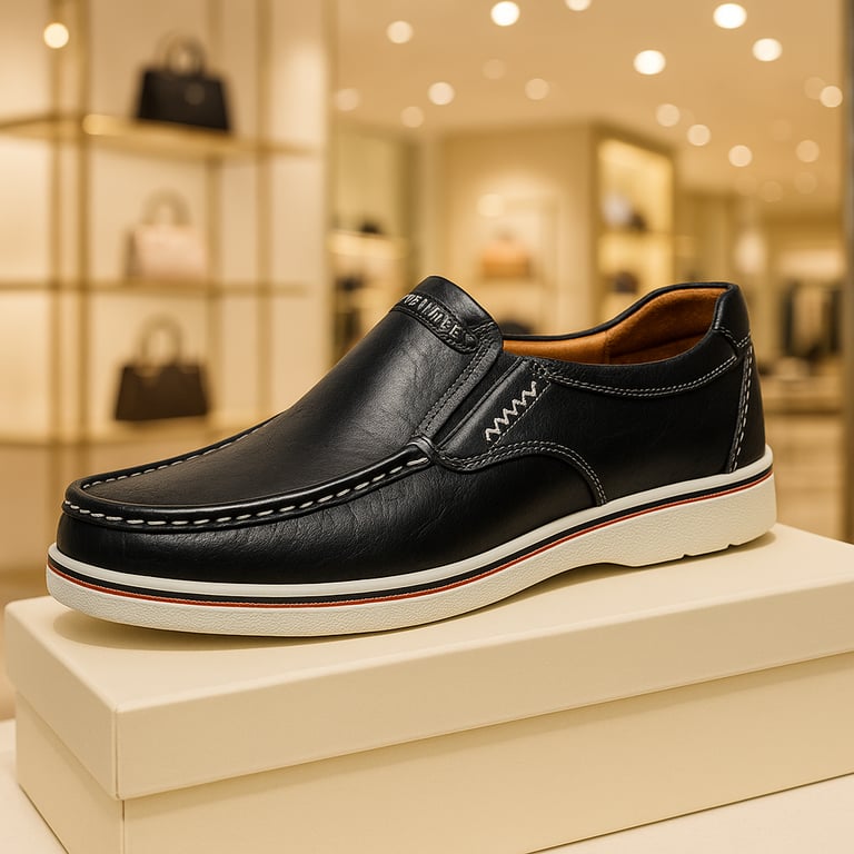 Men’s Saville Leather Moccasin Loafers