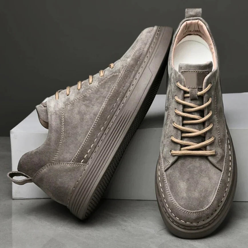 Romano™ - Italian Leather Sneakers - Edward Fraiser