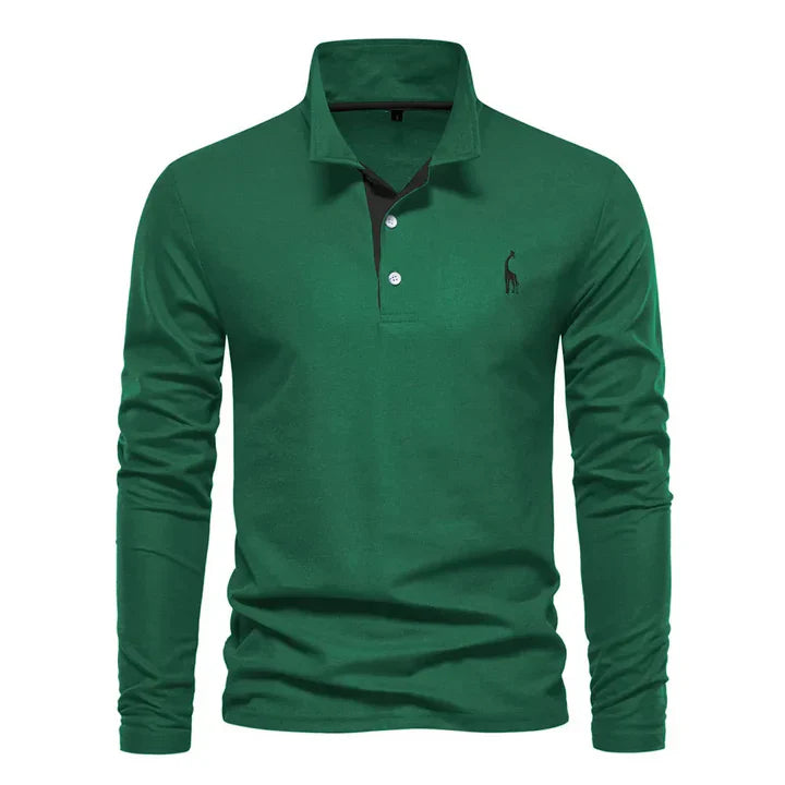 Malta Long-Sleeved Polo Shirt for Men