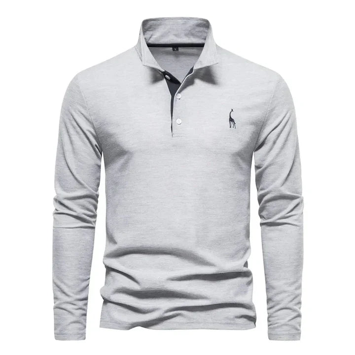 Malta Long-Sleeved Polo Shirt for Men