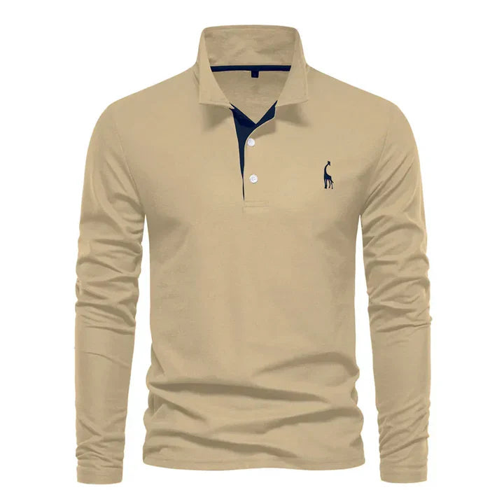 Malta Long-Sleeved Polo Shirt for Men
