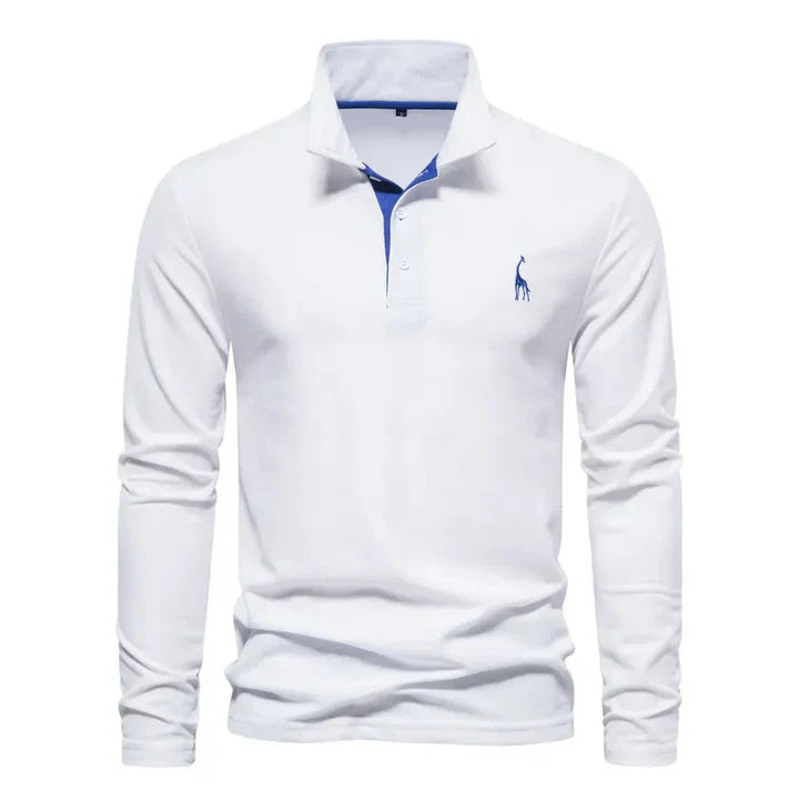 Malta Long-Sleeved Polo Shirt for Men