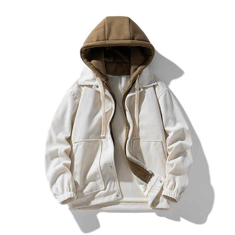 Elwood Corduroy Hooded Jacket