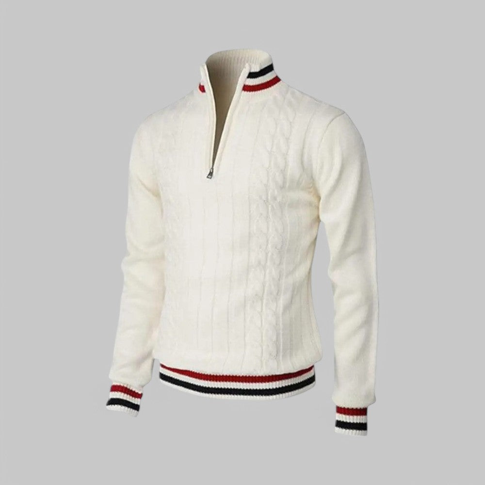 Brighton Half-Zip Knitted Jumper