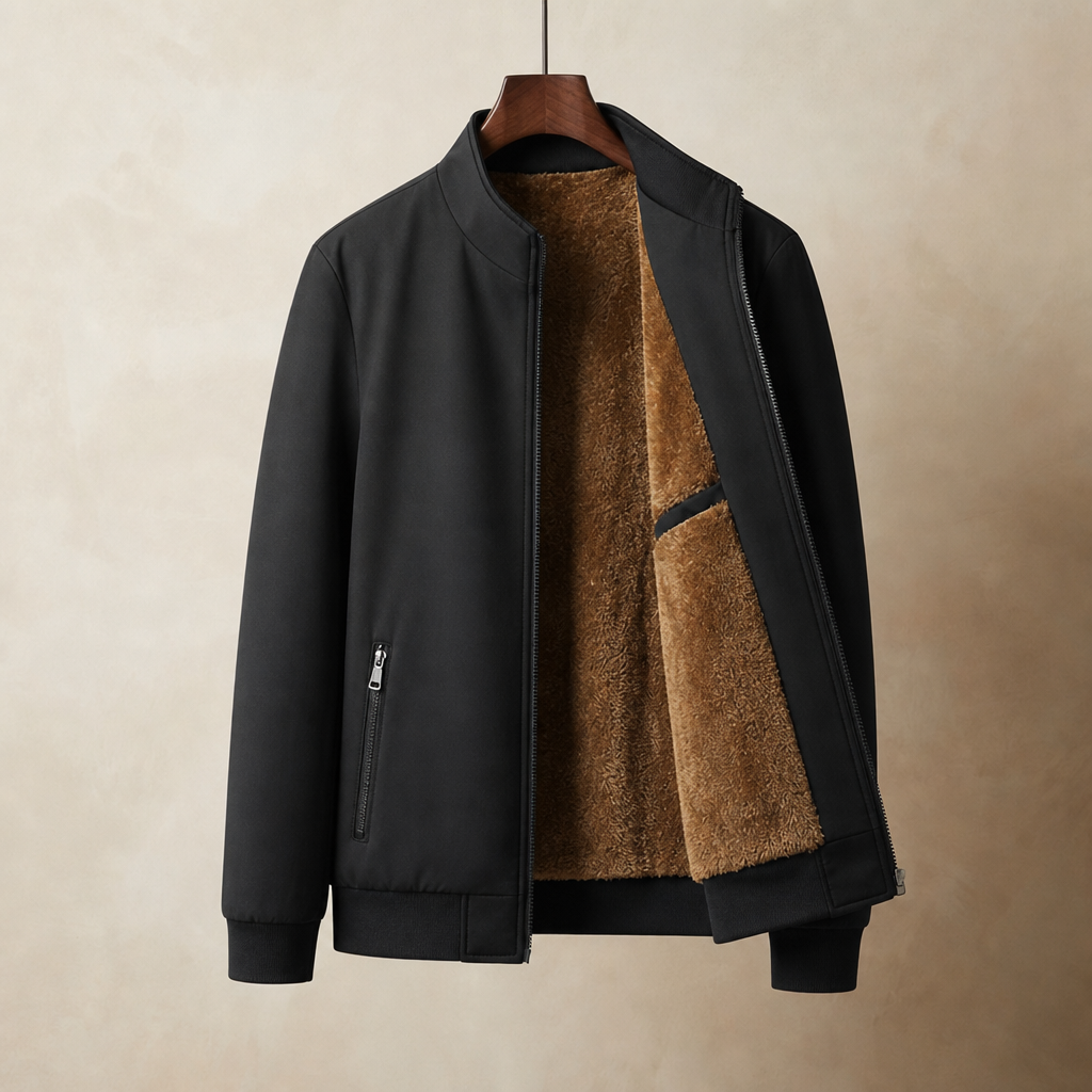 Crete Wool Jacket in Black