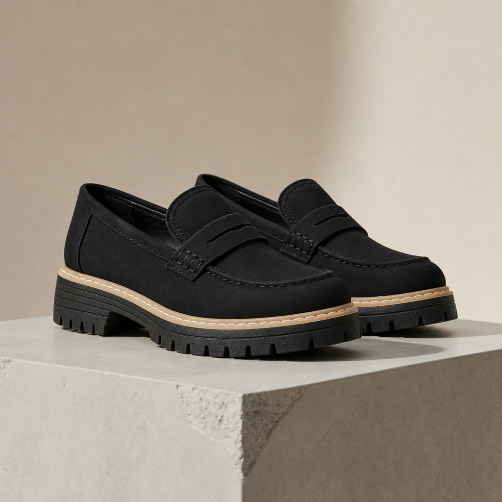 Orlando Orthopedic Loafers in Black