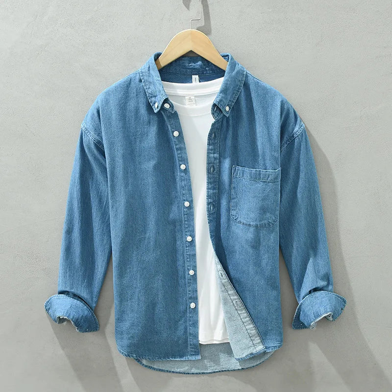 Monteverdi Long Sleeve Denim Shirt