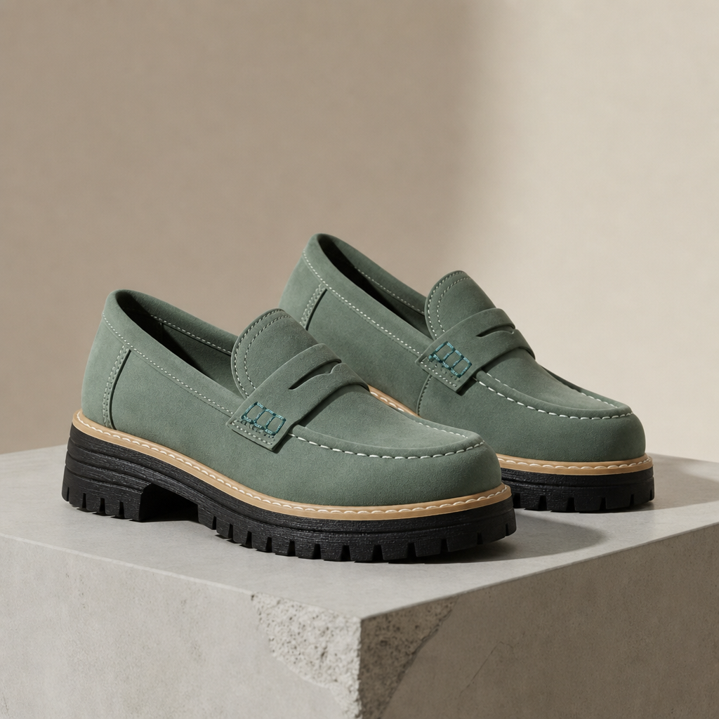 Orlando Orthopedic Loafers in Green