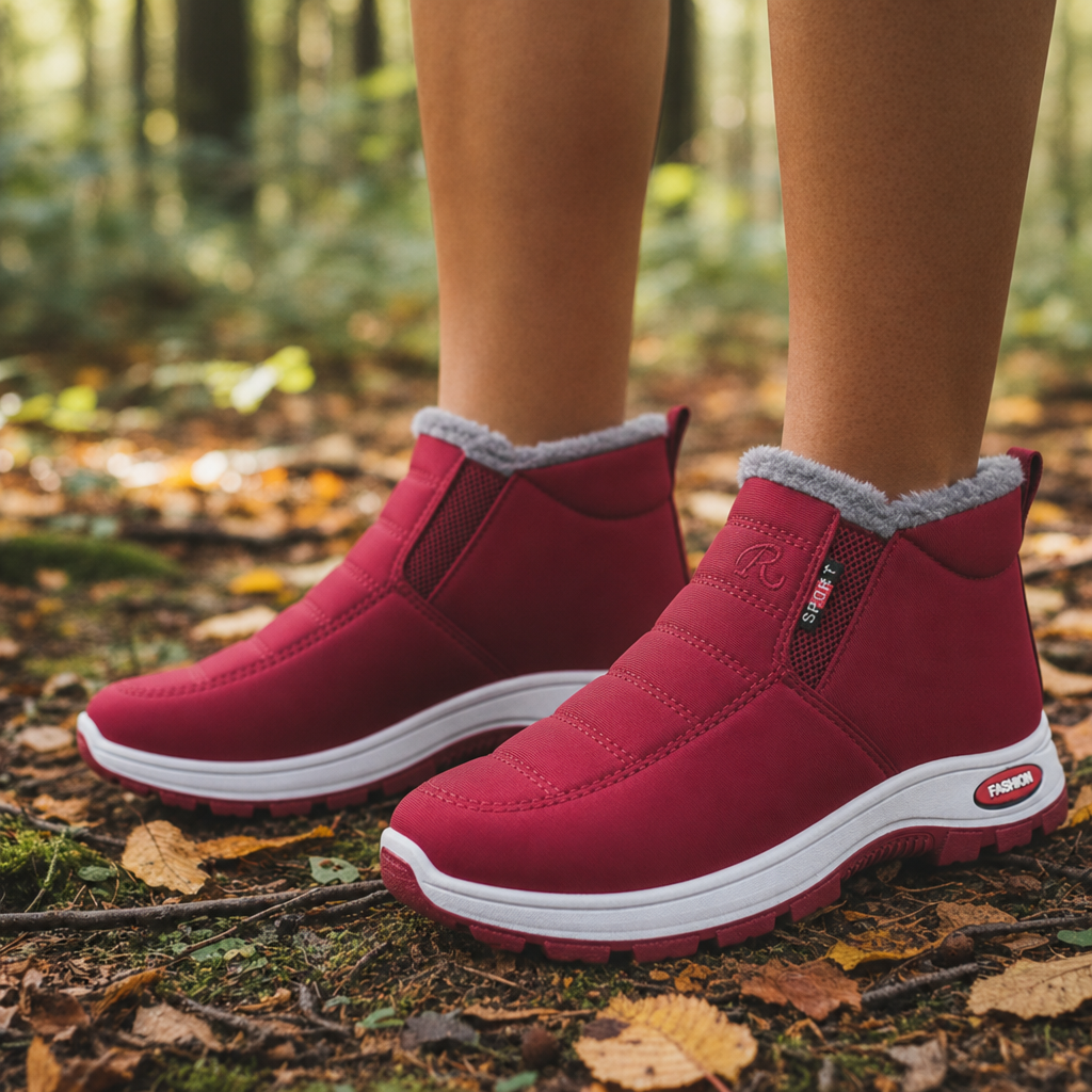 Virginia Orthopedic Boots in Red