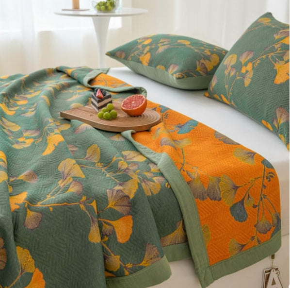 Verdona Reversible Ginkgo Leaf Quilt