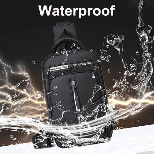 Anti-Theft Waterproof Backpack with USB Charging Port
