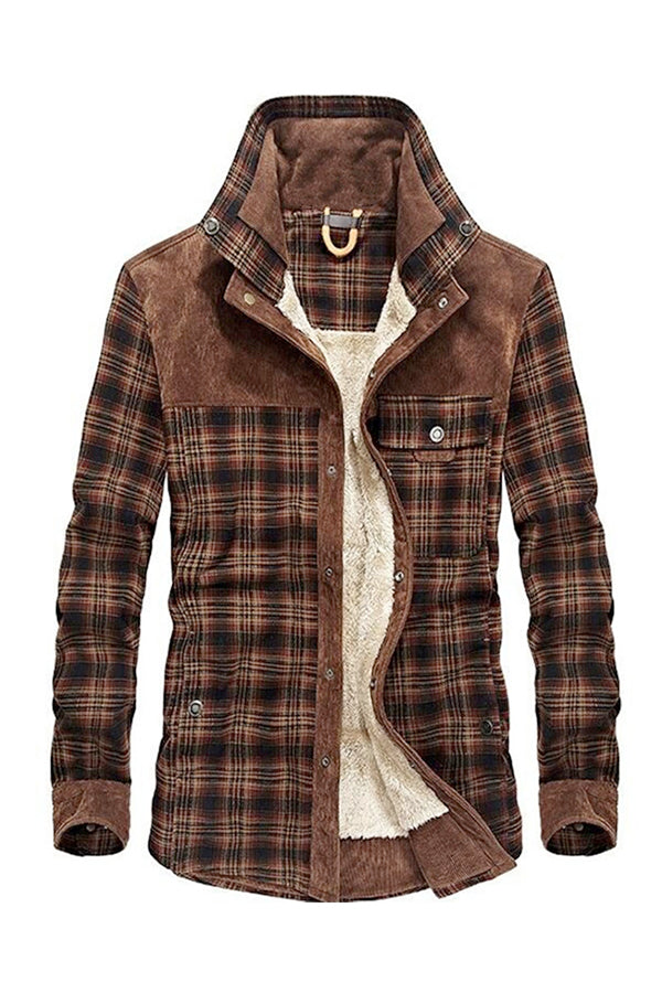 Harrison Flannel Fleece Shirt Jacket