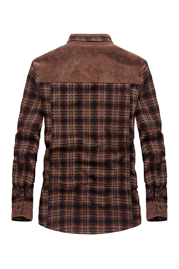 Harrison Flannel Fleece Shirt Jacket