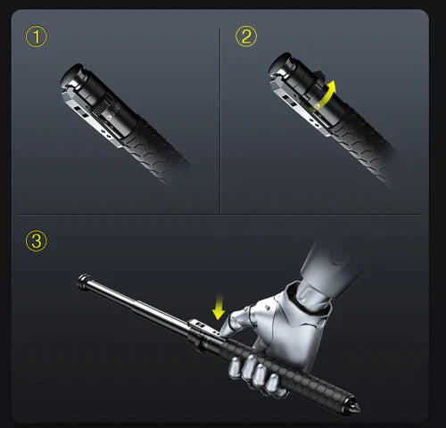 Automatic Folding Carbon Fiber Walking Cane