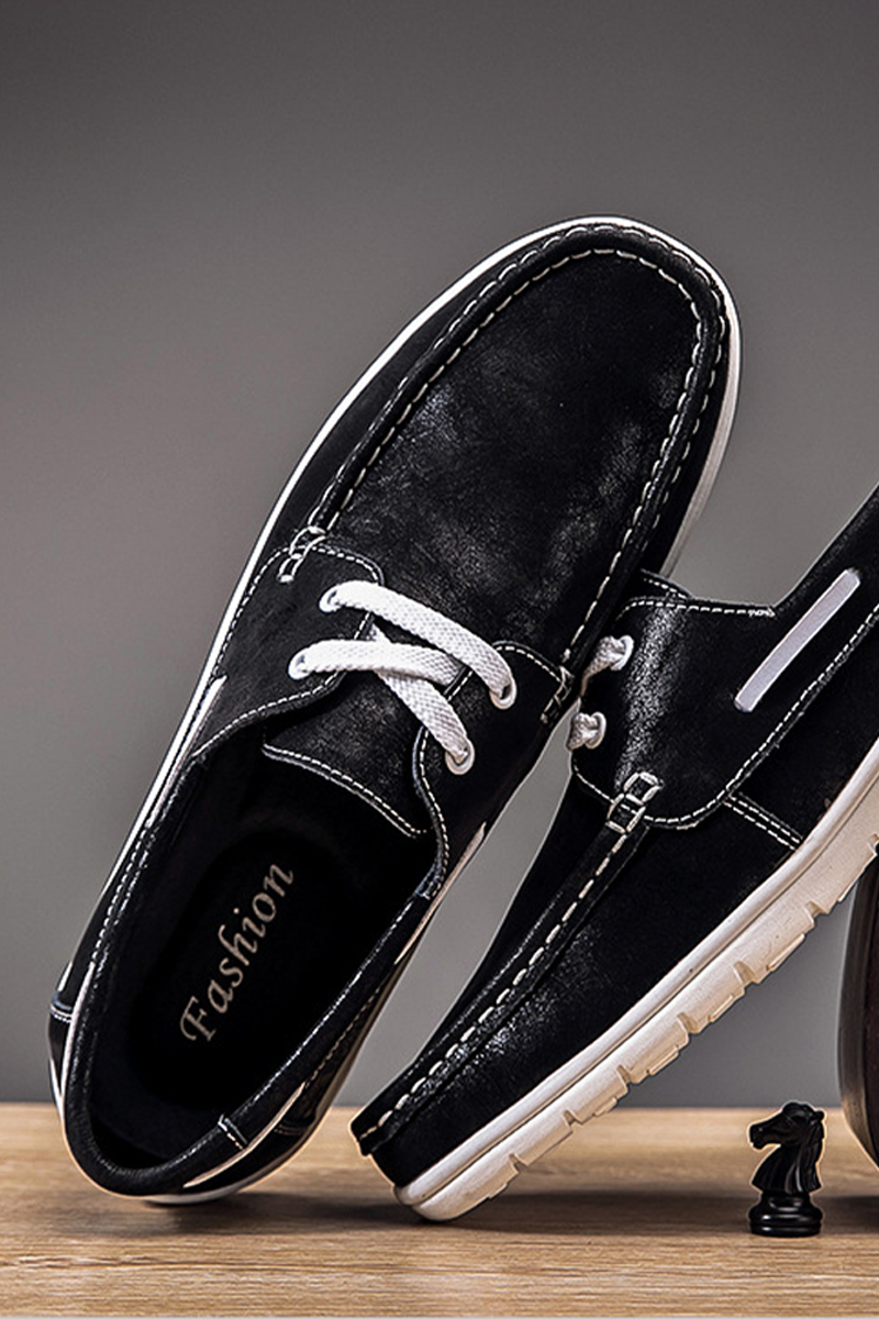 Seville Leather Boat Shoes