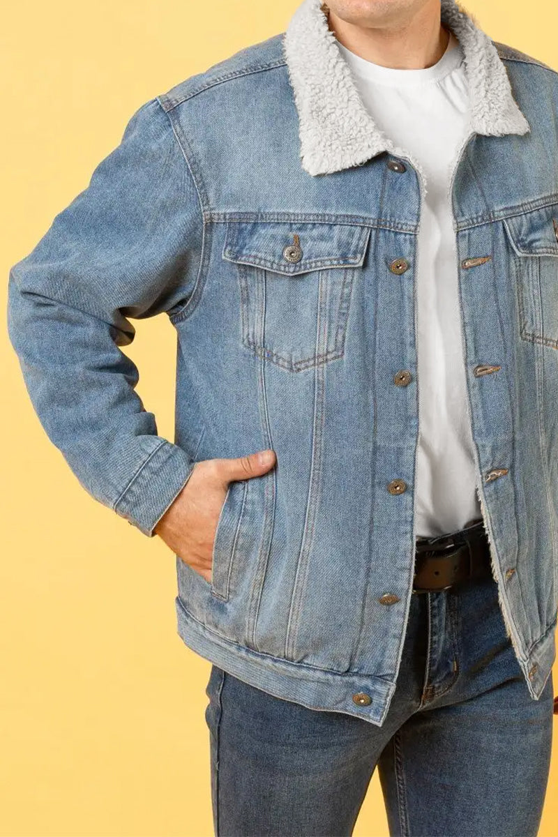 Lombard Sherpa Denim Jacket