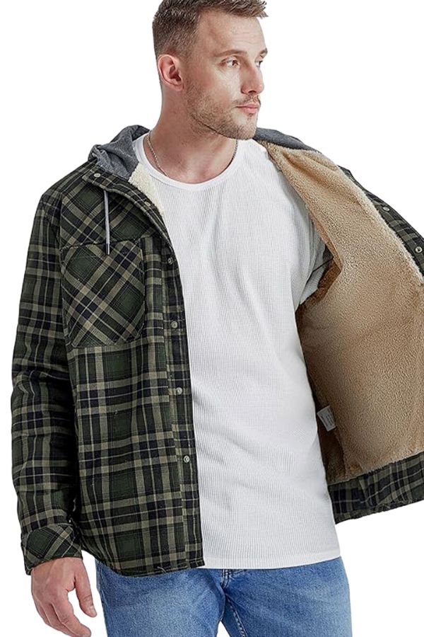 Monterey Hooded Flannel Jacket
