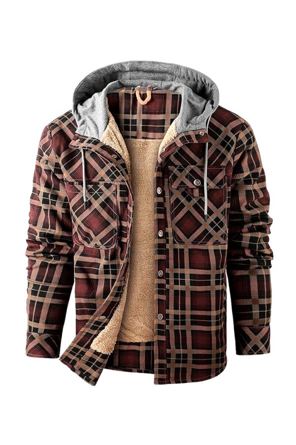 Monterey Hooded Flannel Jacket