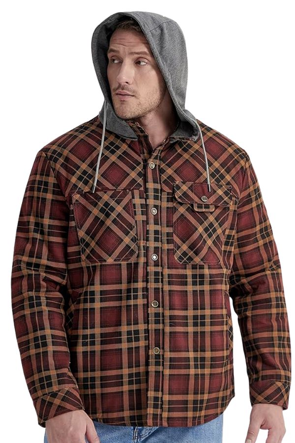 Monterey Hooded Flannel Jacket