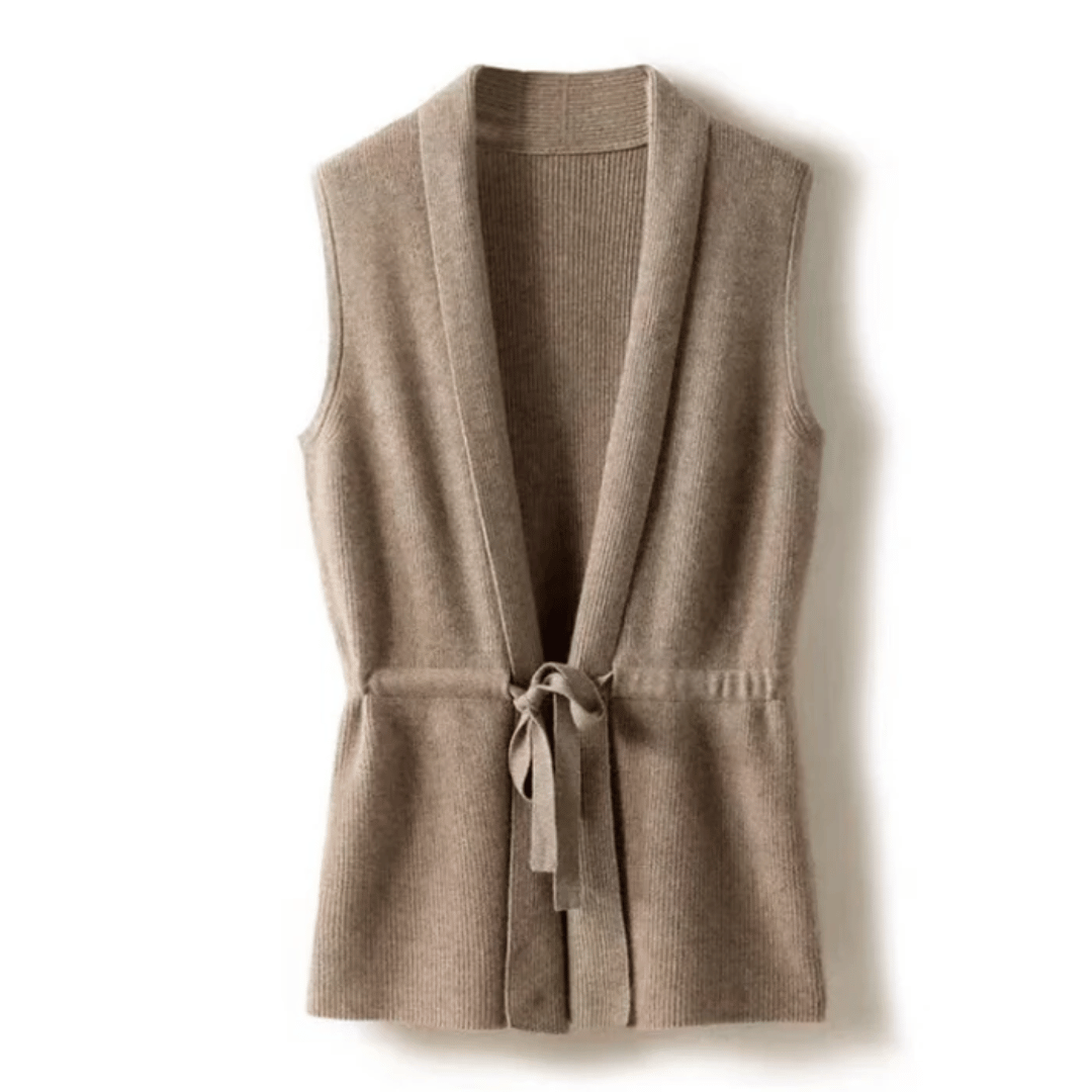Siena Knitted Wrap Vest