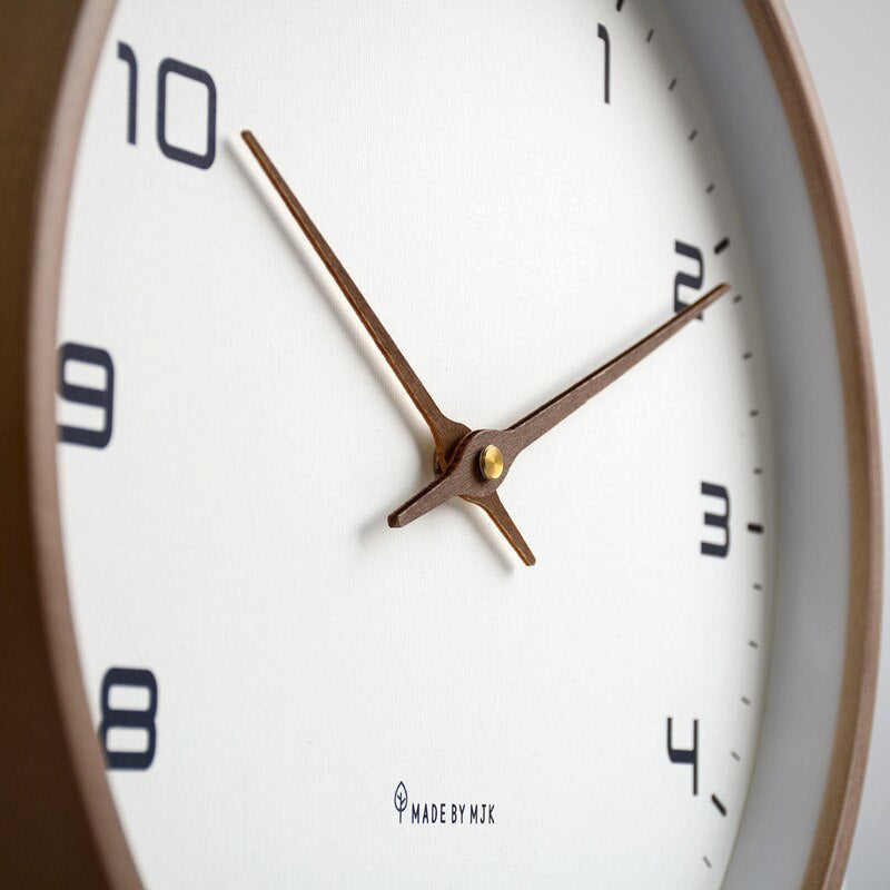 Minimalist Wooden Wall Clock – Scandinavian-Inspired Home Decor