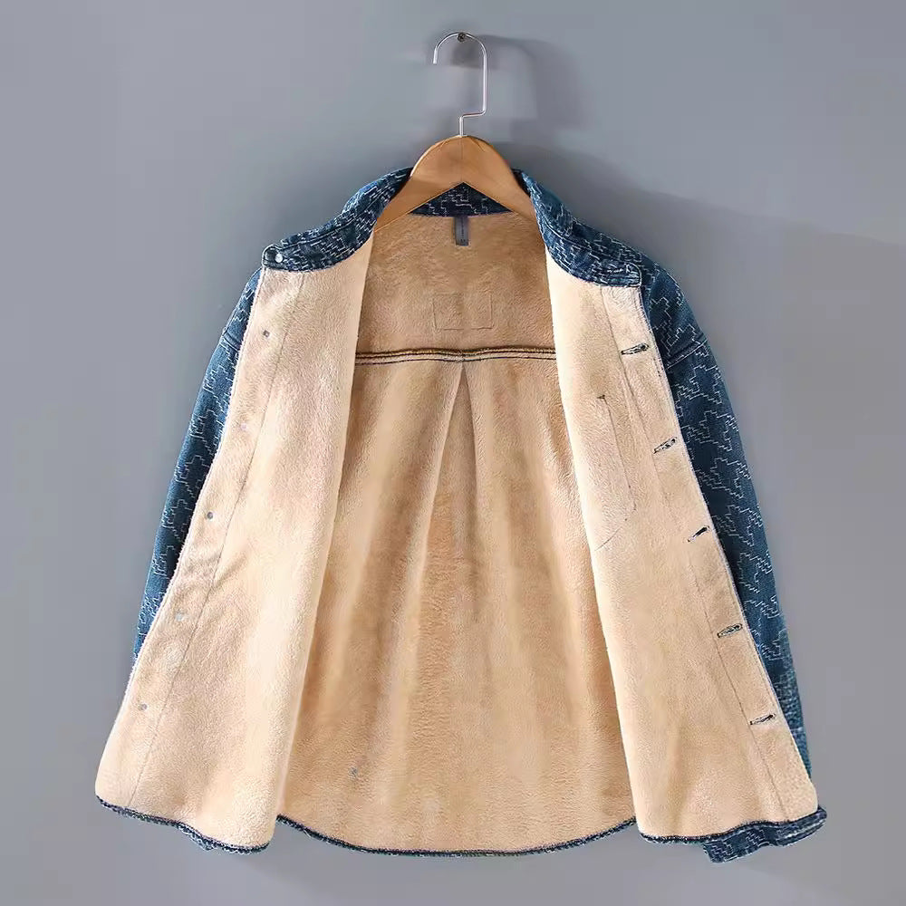 Halden Heritage Fleece Denim Jacket