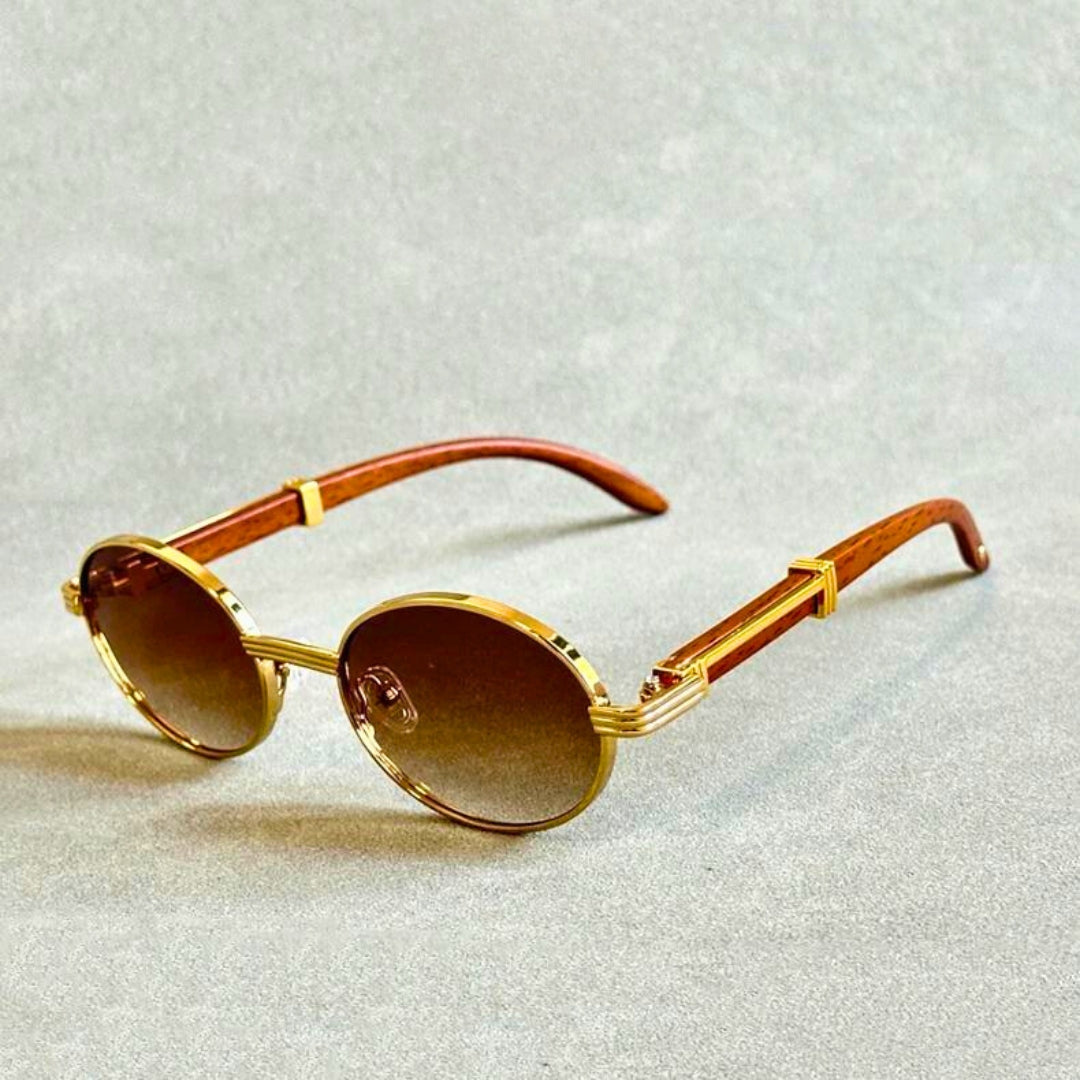 Bellagio Gold Frame Sunglasses