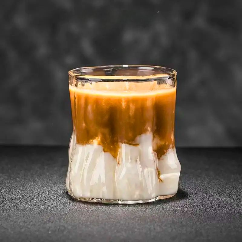 Textured Vintage Glass Mug