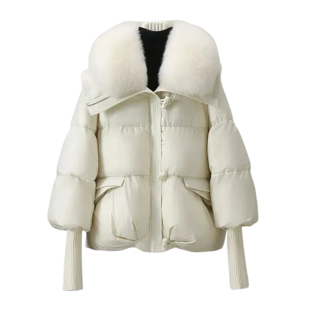 Elodie Faux Fur Collar Puffer Jacket