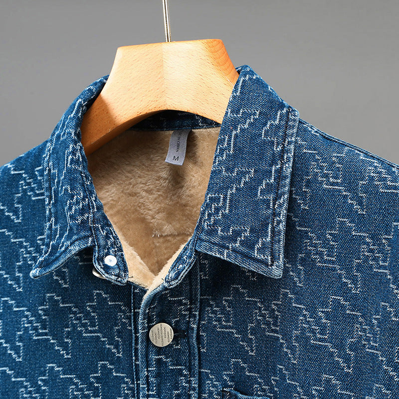 Halden Heritage Fleece Denim Jacket