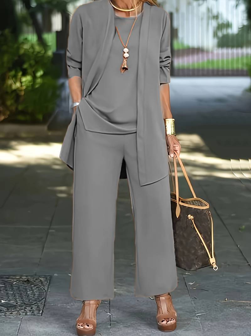 Valencia Three-Piece Pantsuit