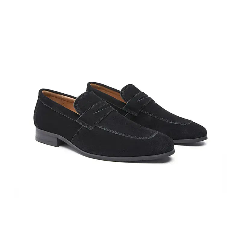 Men’s Calvini Suede Strap Loafers