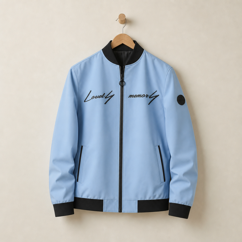 Denver Jacket in Light Blue