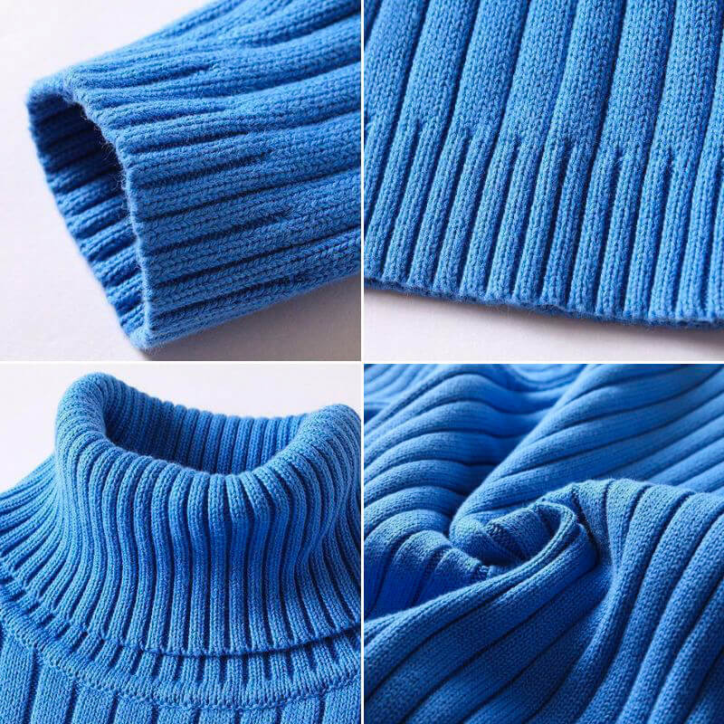 Marcus Ribbed Wool Knit Turtleneck
