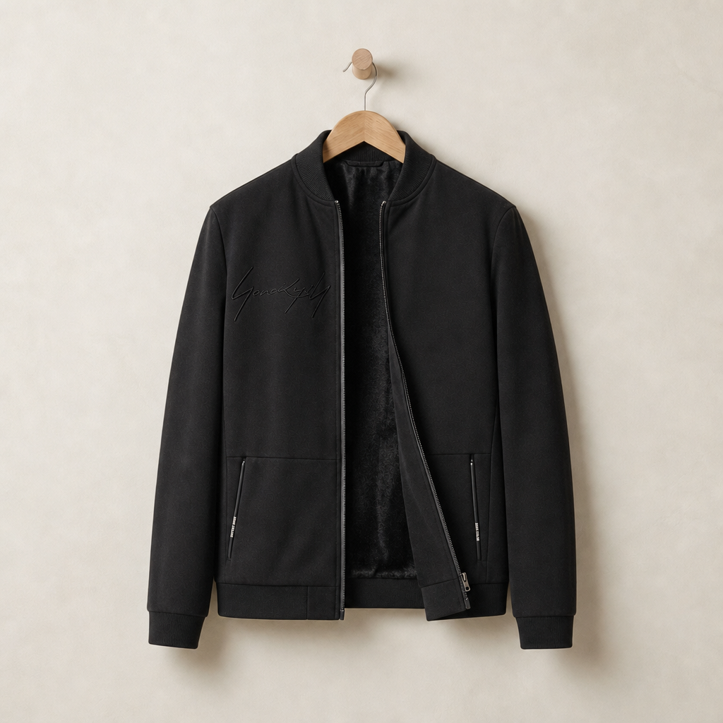 Denver Jacket in Black Velvet