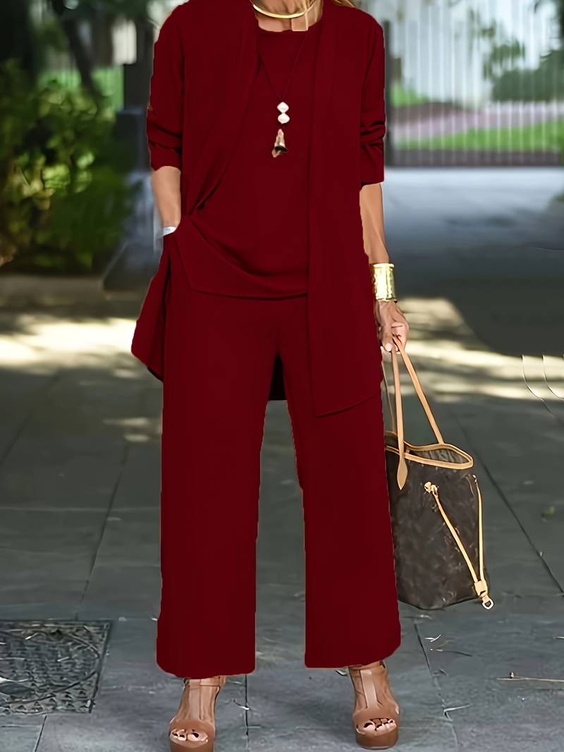Valencia Three-Piece Pantsuit