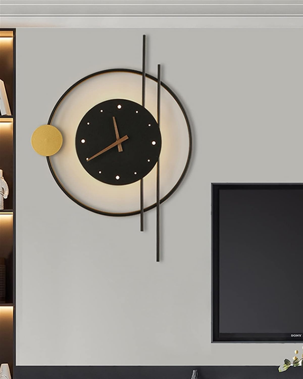 Modern LED Wall Clock – Decorative Light-Up Timepiece