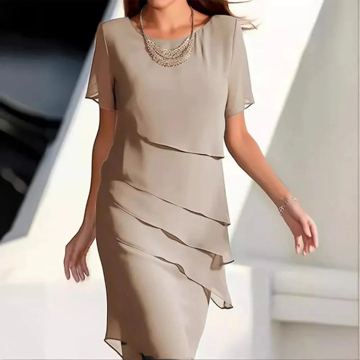 Malta Chiffon Midi Dress