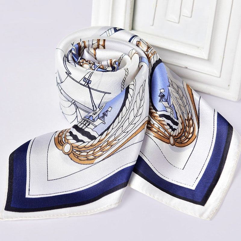 Marseille Silk Square Scarf